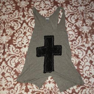 Stylish cross tank top